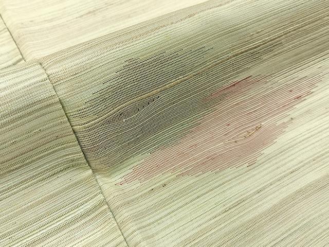 平和屋着物■上質な紬 菱文様 正絹 逸品 BAAY3801hj