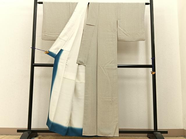 平和屋着物■江戸小紋 蜀江文様 正絹 逸品 BAAY3812hj