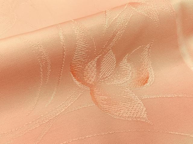 平和屋着物●上質な小紋 地紋起こし 雲重ね草花文 暈し染め 正絹 逸品 BAAY3855hj
