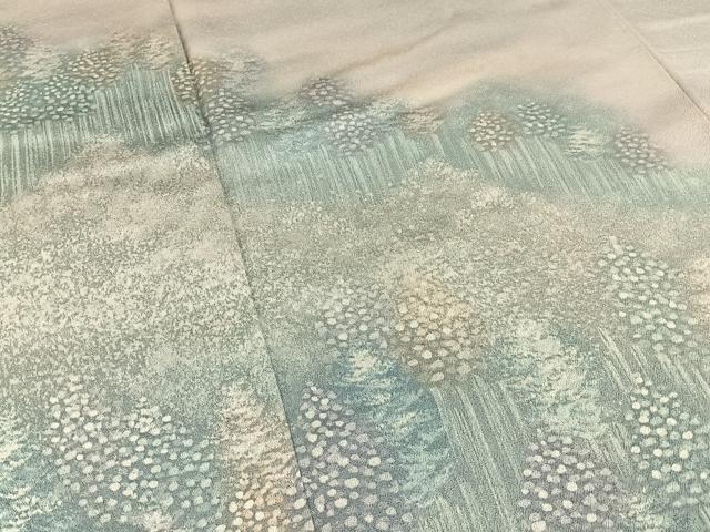 平和屋着物■訪問着 樹林文 暈し染め 正絹 逸品 BAAY3876hj