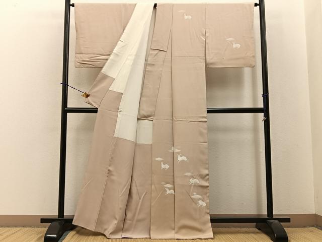 平和屋着物●訪問着 跳び兎 暈し染め 正絹 逸品 BAAY3903hj