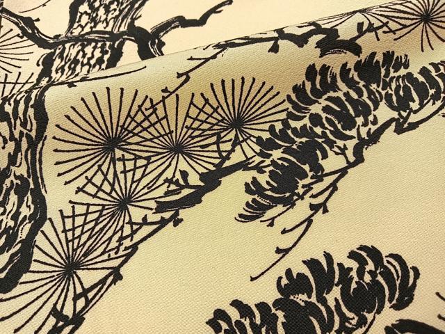 平和屋着物■上質な小紋 松 正絹 逸品 BAAY3914hj