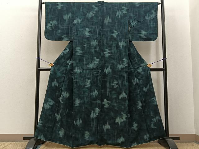 平和屋着物■上質な小紋 霞文 正絹 逸品 BAAY3915hj