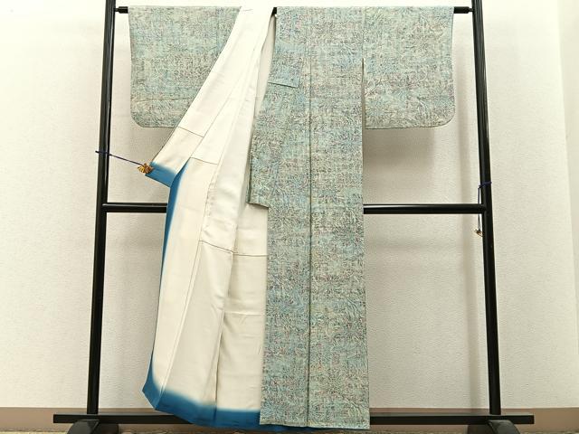 平和屋着物■上質な小紋 花尽くし 正絹 逸品 BAAY3921hj