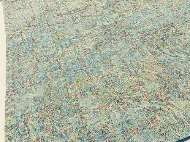 平和屋着物■上質な小紋 花尽くし 正絹 逸品 BAAY3921hj