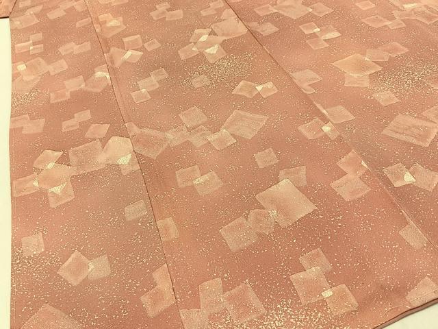 平和屋着物■上質な小紋 箔散らし 暈し染め 正絹 逸品 未使用 BAAY3923hj