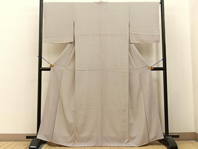 平和屋着物■江戸小紋 分銅 正絹 逸品 BAAY3943hj