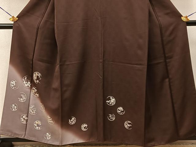 平和屋着物●訪問着 花丸文 暈し染め 金彩 正絹 逸品 BAAY3971hj