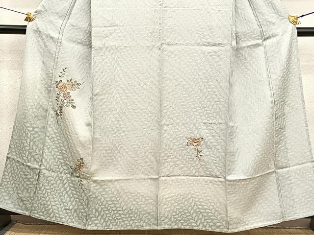 平和屋着物▽中国三大刺繍 スワトウ刺繍 総刺繍 訪問着 単衣 辻が花 暈し染め 金糸 やまと誂製 正絹 逸品 BAAY4135hv