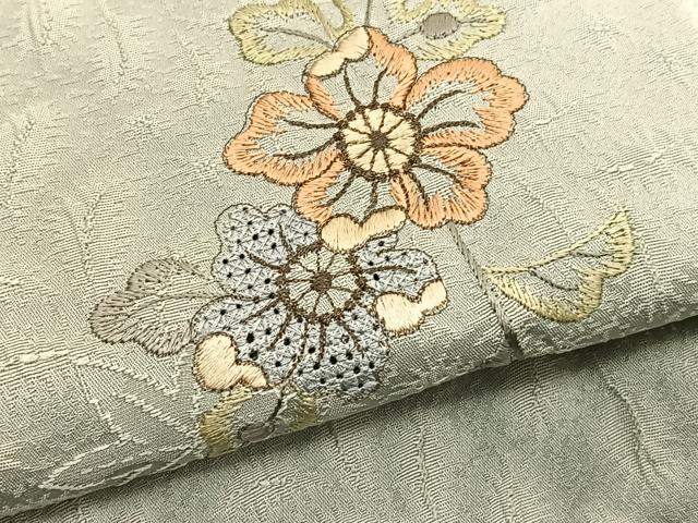 平和屋着物▽中国三大刺繍 スワトウ刺繍 総刺繍 訪問着 単衣 辻が花 暈し染め 金糸 やまと誂製 正絹 逸品 BAAY4135hv