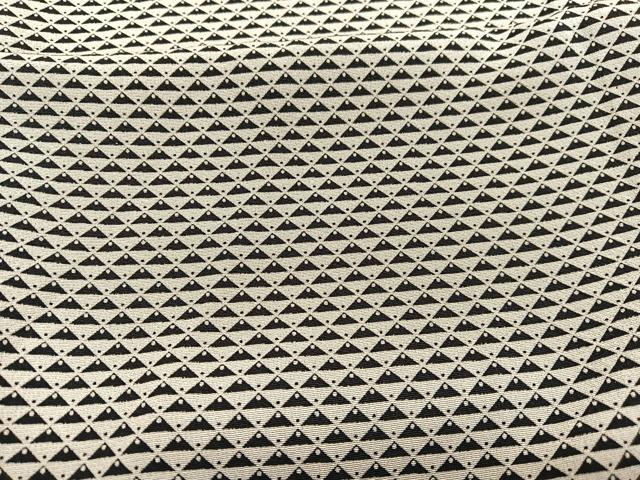 平和屋着物▽上質な小紋 単衣 幾何学文様 まるやま扱い 正絹 逸品 BAAY4150hv