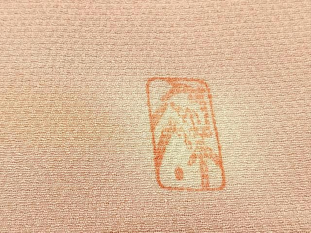 平和屋着物▽上質な小紋 単衣 作家物 霞文 暈し染め 正絹 逸品 BAAY4164hv