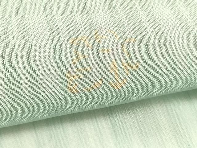 平和屋着物*夏物 小紋 紗 舞花文 洗える着物 BAAY4212hv