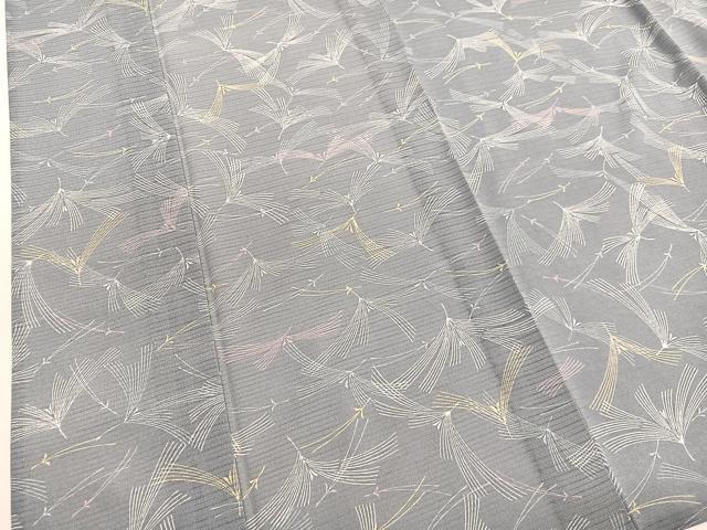 平和屋着物*夏物 小紋 絽縮緬 松葉文 洗える着物 BAAY4217hv