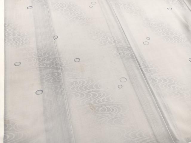 平和屋着物*夏物 小紋 紗 流水文 暈し染め 洗える着物 BAAY4244hv