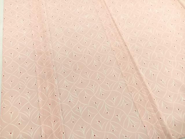 平和屋着物*夏物 小紋 絽 変わり菱花文 洗える着物 BAAY4282hv