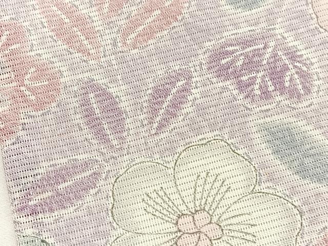 平和屋着物*夏物 小紋 絽 辻が花 洗える着物 BAAY4319hv