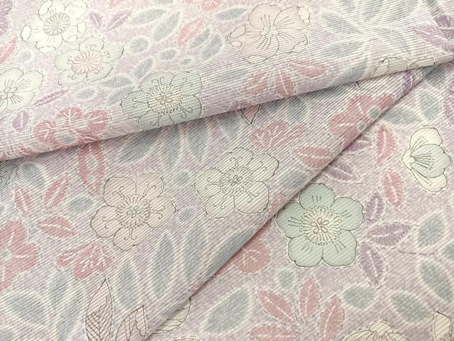 平和屋着物*夏物 小紋 絽 辻が花 洗える着物 BAAY4319hv