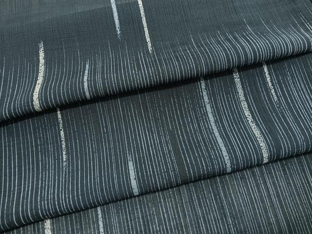 平和屋着物*夏物 小紋 紗 絣文様 ロング丈 洗える着物 未使用 BAAY4340hv