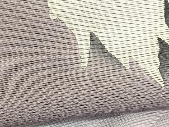 平和屋着物*夏物 訪問着 絽 風景シルエット 暈し染め 洗える着物 BAAY4359hv