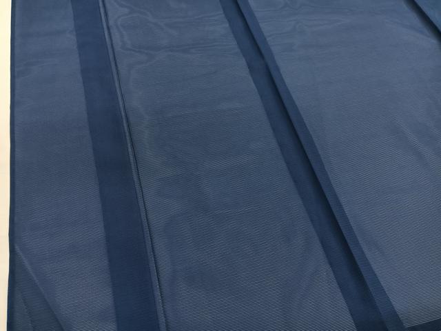 平和屋着物*夏物 色無地 絽 青褐色 洗える着物 BAAY4382hv