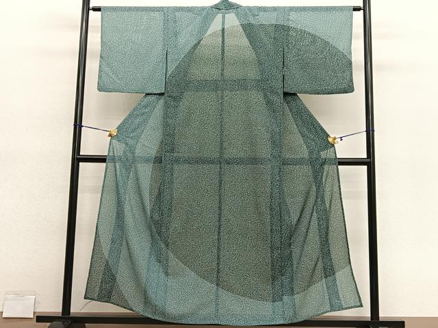 平和屋着物*夏物 訪問着 絽 抽象文様 洗える着物 BAAY4385hv