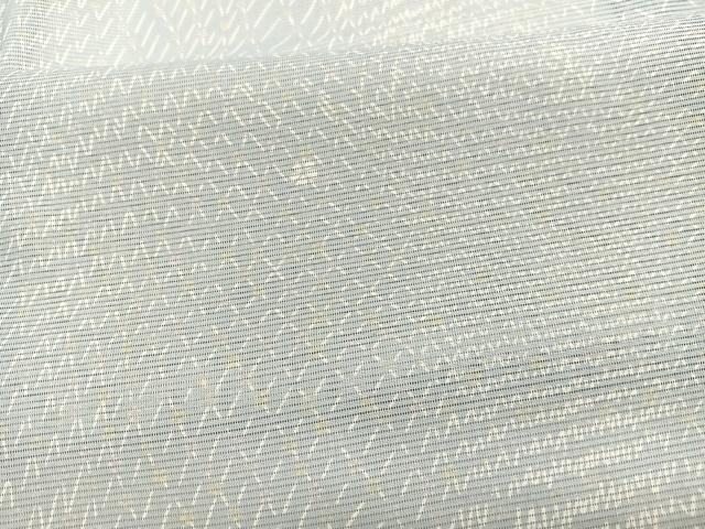 平和屋着物*夏物 小紋 絽 幾何学文様 洗える着物 BAAY4421hv
