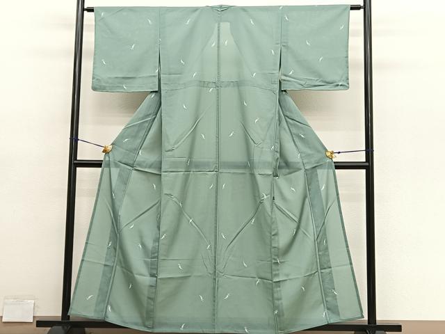 平和屋着物*夏物 小紋 絽 成り物 洗える着物 BAAY4433hv