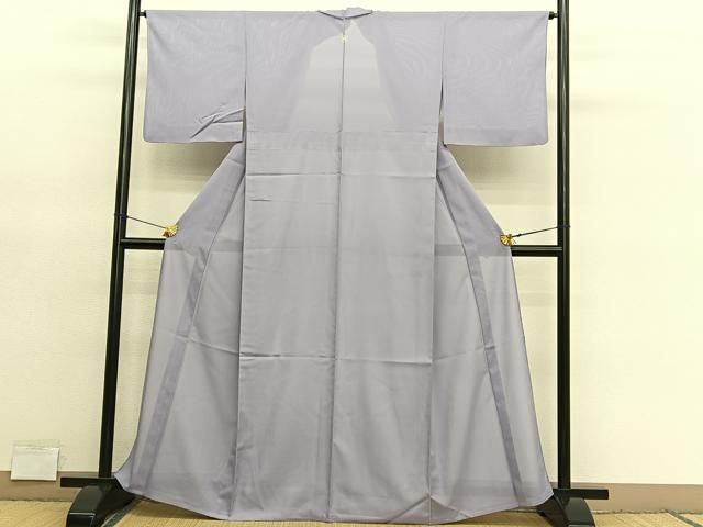 平和屋着物*夏物 色無地 絽 白藤色 洗える着物 BAAY4443hv