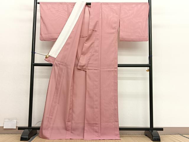 平和屋着物*夏物 色無地 絽 東雲色 洗える着物 BAAY4461hv