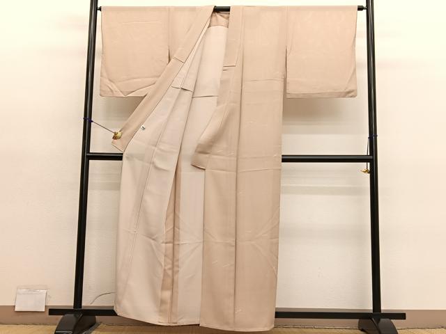 平和屋着物*夏物 小紋 絽 こぼれ松葉 正絹 逸品 BAAY4490hv