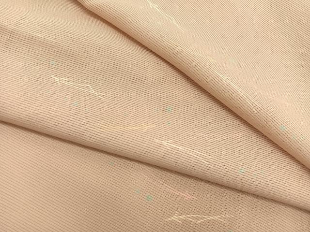 平和屋着物*夏物 小紋 絽 こぼれ松葉 正絹 逸品 BAAY4490hv