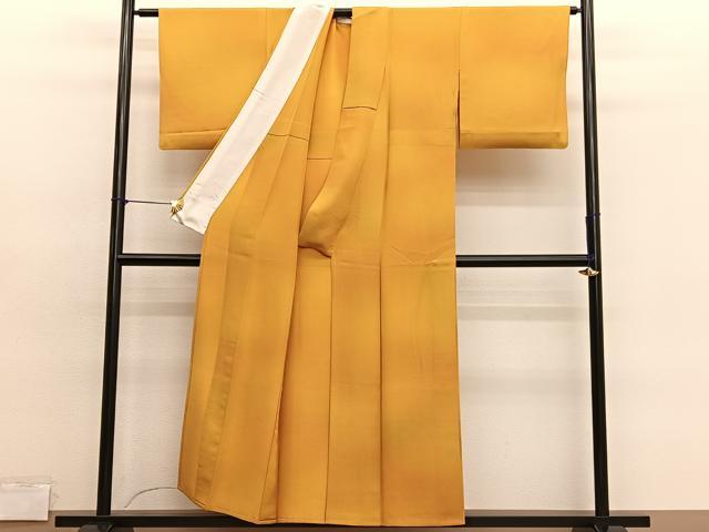 平和屋着物▽上質な小紋 単衣 作家物 霞文 暈し染め 正絹 逸品 BAAY4514hv