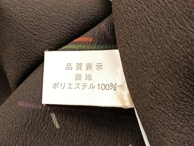 平和屋着物▽小紋 単衣 こぼれ松葉 洗える着物 BAAY4524hv