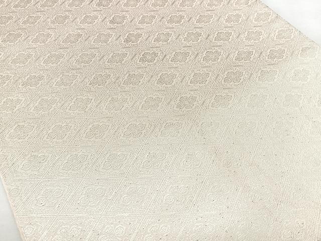 平和屋着物◎両面 全通柄袋帯 花菱文 金糸 正絹 逸品 BAAY5013qw