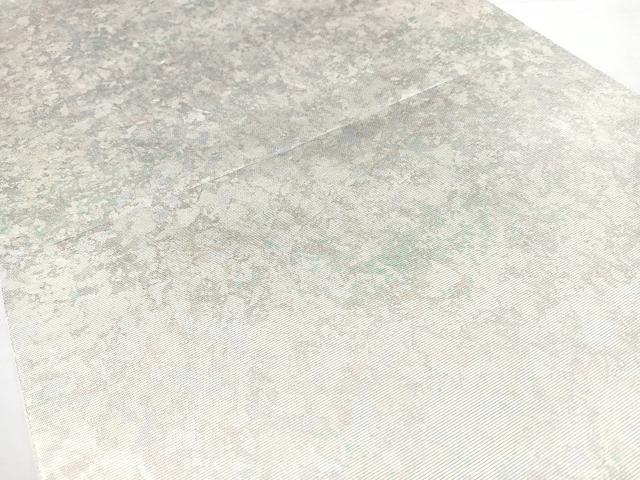 平和屋着物◎六通柄袋帯 うるし 霞文 引箔 正絹 逸品 BAAY5198qw