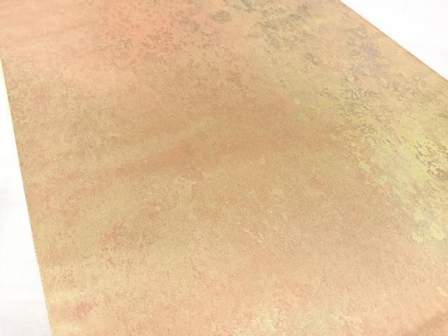 平和屋着物◎六通柄袋帯 霞文 陶漆箔 正絹 逸品 BAAY5256qw