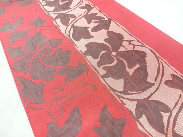 平和屋着物◎六通柄 本袋帯 花間道 正絹 逸品 BAAY5280qw