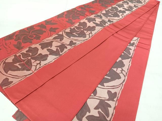 平和屋着物◎六通柄 本袋帯 花間道 正絹 逸品 BAAY5280qw