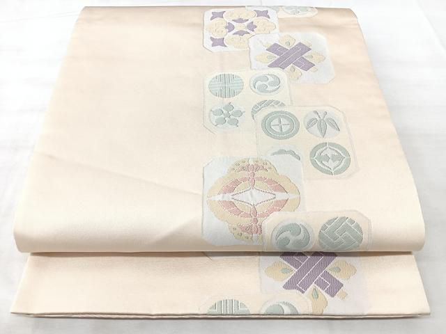 平和屋着物◎六通柄 京袋帯 吉祥文 BAAY5307qw