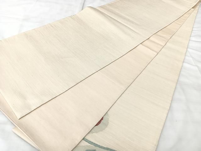 平和屋着物◎太鼓柄袋帯 紬地 抽象文様 正絹 逸品 BAAY5329qw