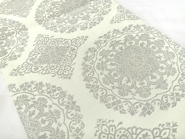 平和屋着物◎六通柄袋帯 正倉院花文 正絹 逸品 BAAY5345qw