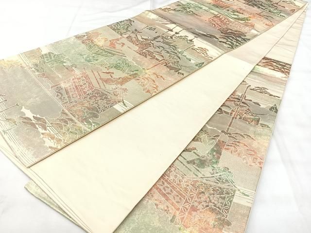平和屋着物◎六通柄袋帯 祇園祭 金糸 正絹 逸品 BAAY5384qw