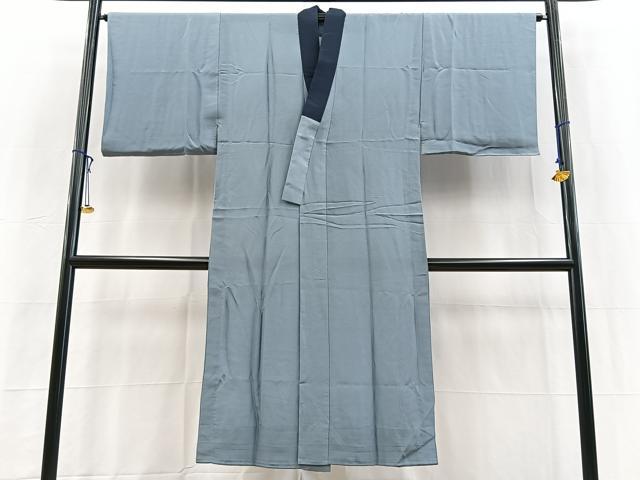 平和屋着物■男性 長襦袢 無双仕立て 松に雀 暈し染め 金彩 正絹 逸品 BAAY5536yc