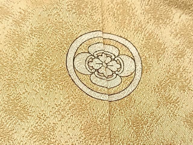 平和屋着物■豪華色留袖 駒刺繍 流水草花文 金彩 正絹 逸品 BAAY5538yc