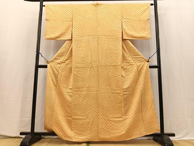 平和屋着物■上質な小紋 蜘蛛絞り 正絹 逸品 BAAY5552yc