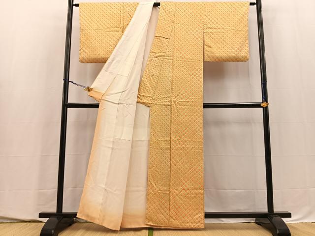 平和屋着物■上質な小紋 蜘蛛絞り 正絹 逸品 BAAY5552yc
