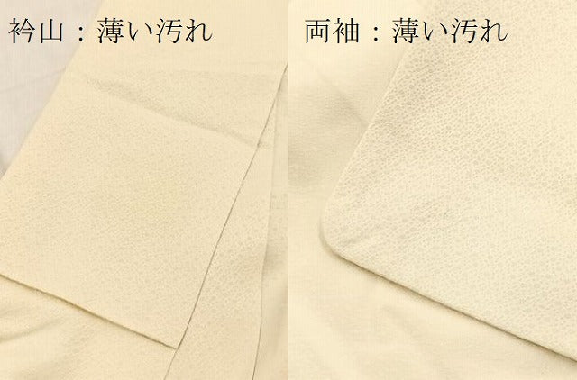 平和屋着物■訪問着 駒刺繍 笠松文 金銀彩 正絹 逸品 BAAY5558yc