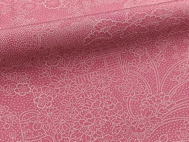 平和屋着物■江戸小紋 吉祥小紋柄 正絹 逸品 BAAY5567yc