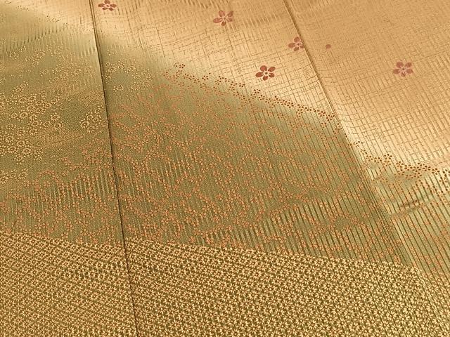 平和屋着物■訪問着 流水花文 暈し染め 正絹 逸品 BAAY5571yc